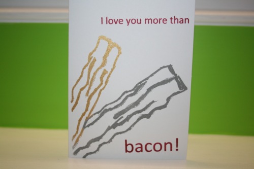 Tracy Makanani - Love You More Than Bacon card